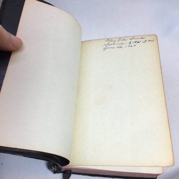 Holy Bible Pilgrim Edition Oxford Press 1952 2nd Ed. Black Leather Cover - Picture 8 of 16